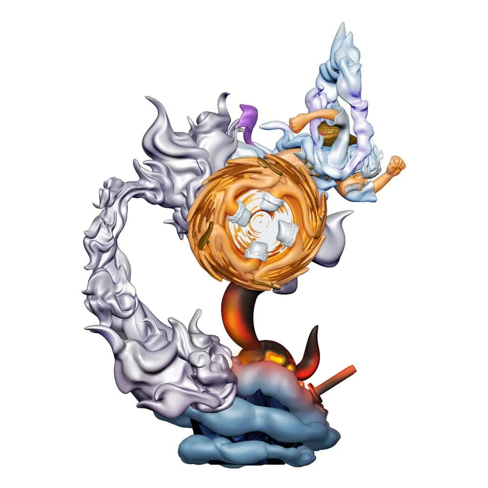 One Piece Petitrama PVC Mini Statue Logbox Re Birth Gear Fifth Special Set 9 cm - Caixa Inteira (4 Unidades)